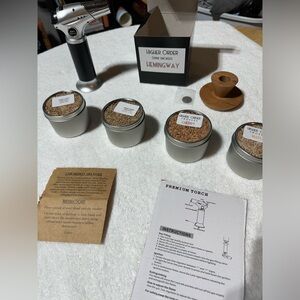Higher Order Drink/Cocktail Smoker Set With Wood chips And Torch